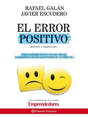 cover image of El error positivo